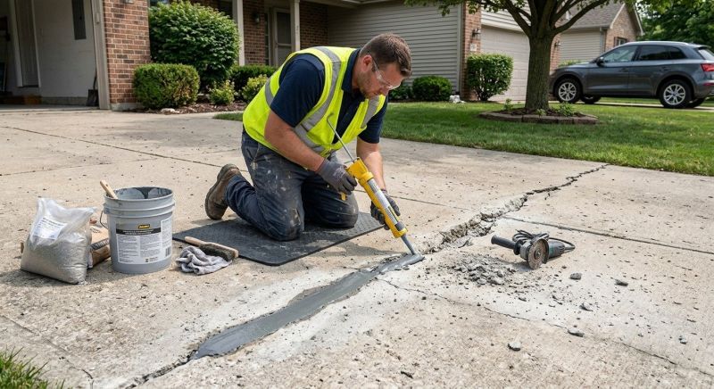 Garage Slab Repair in Des Moines, IA