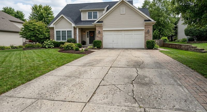 Concrete Driveway Crack Repair in West Des Moines, IA