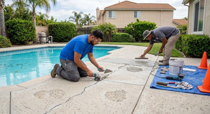 Concrete Patio Repair in Albany, NY